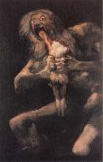 Francisco de goya y Lucientes Devouring One of his Children oil